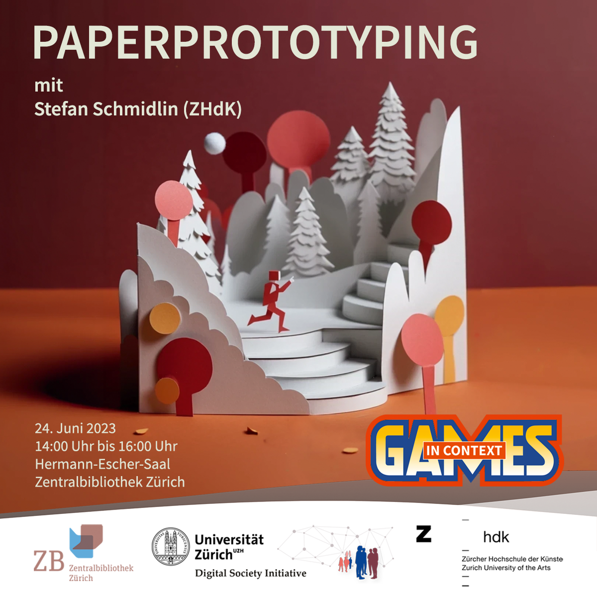 Samstag, 24. Juni – GiC Workshop #3 “Paperprototying” Article Image