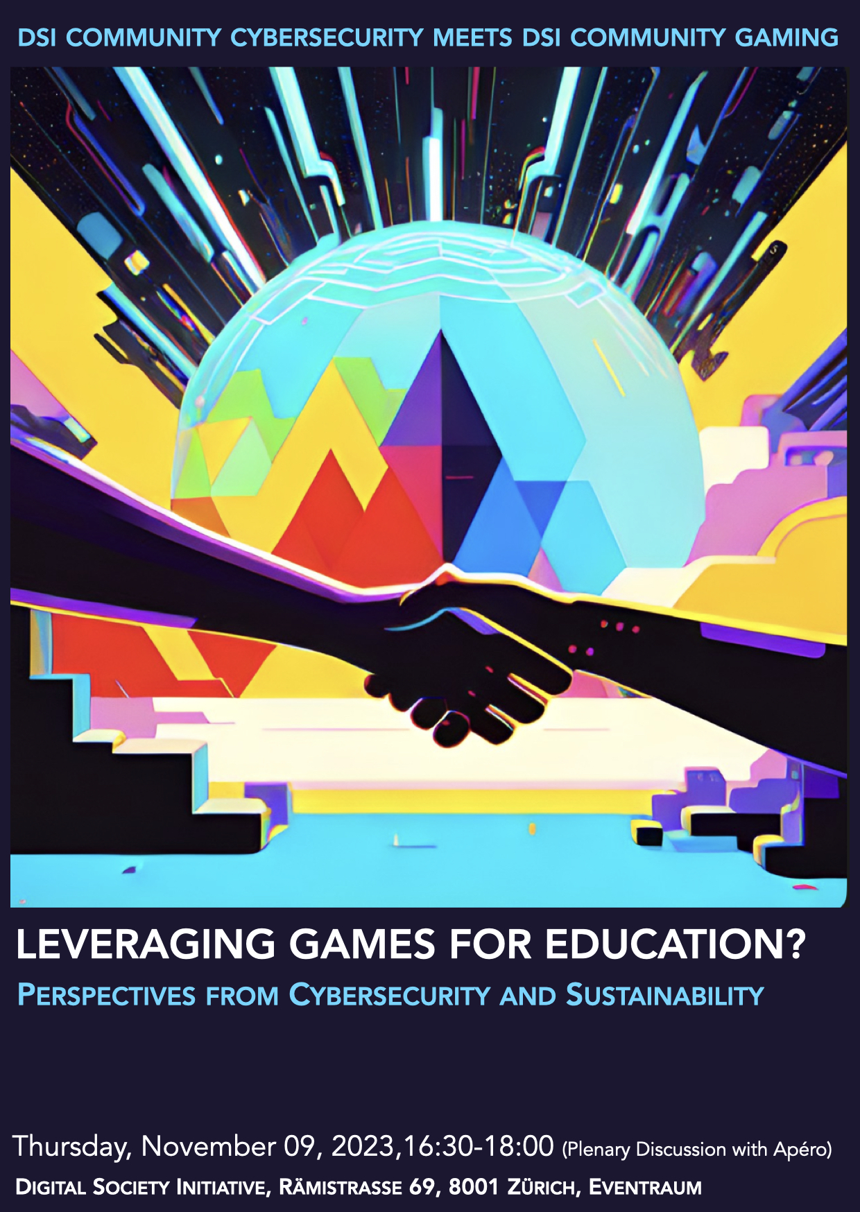 Leveraging Games for Education – Panel Discussion, Thursday, November 9 2023 Article Image
