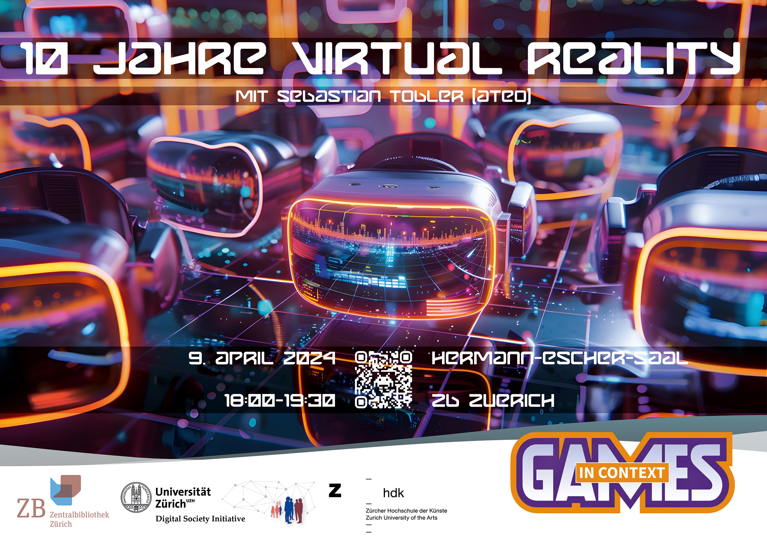 Dienstag, 9. April – GiC Public Lecture #9 “10 Jahre Virtual Reality” Article Image